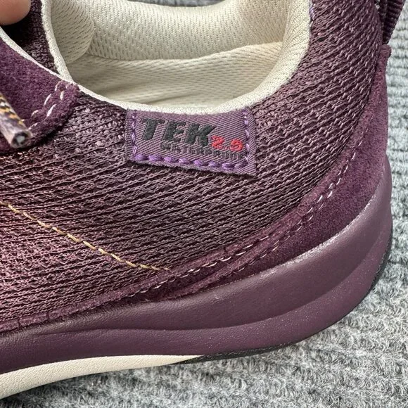 LL Bean Tek 2.5 Hiking Shoes Womens 8M Purple Waterproof Insulated Suede 504746 - Picture 9 of 11